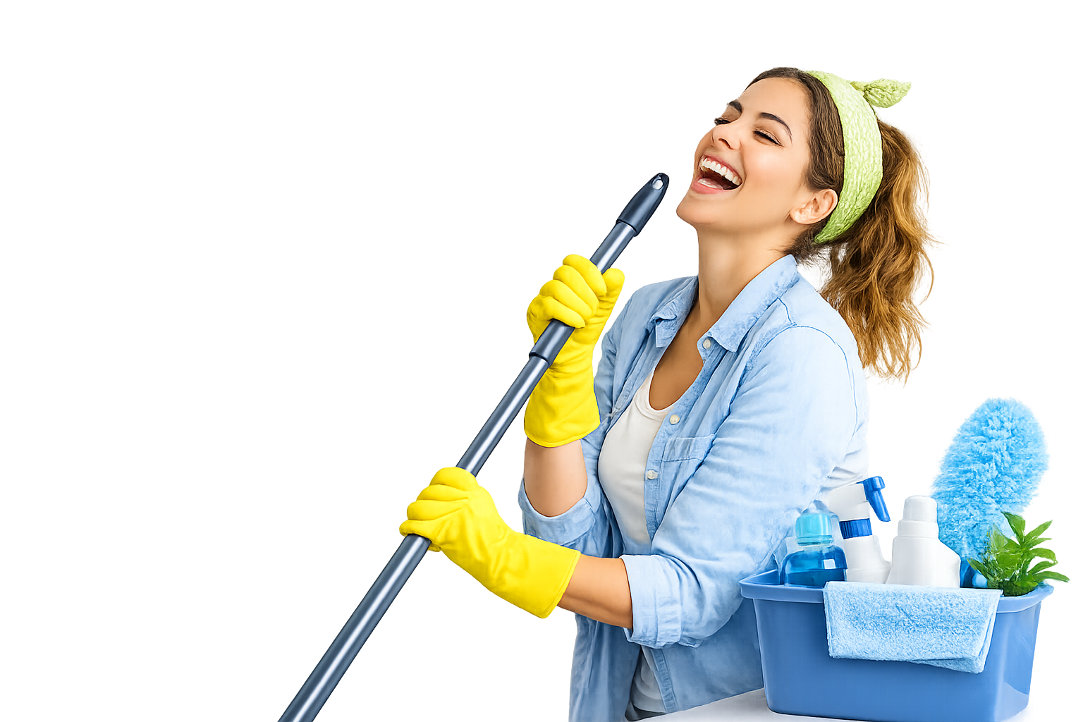 Professional cleaner ready to book with Cleani